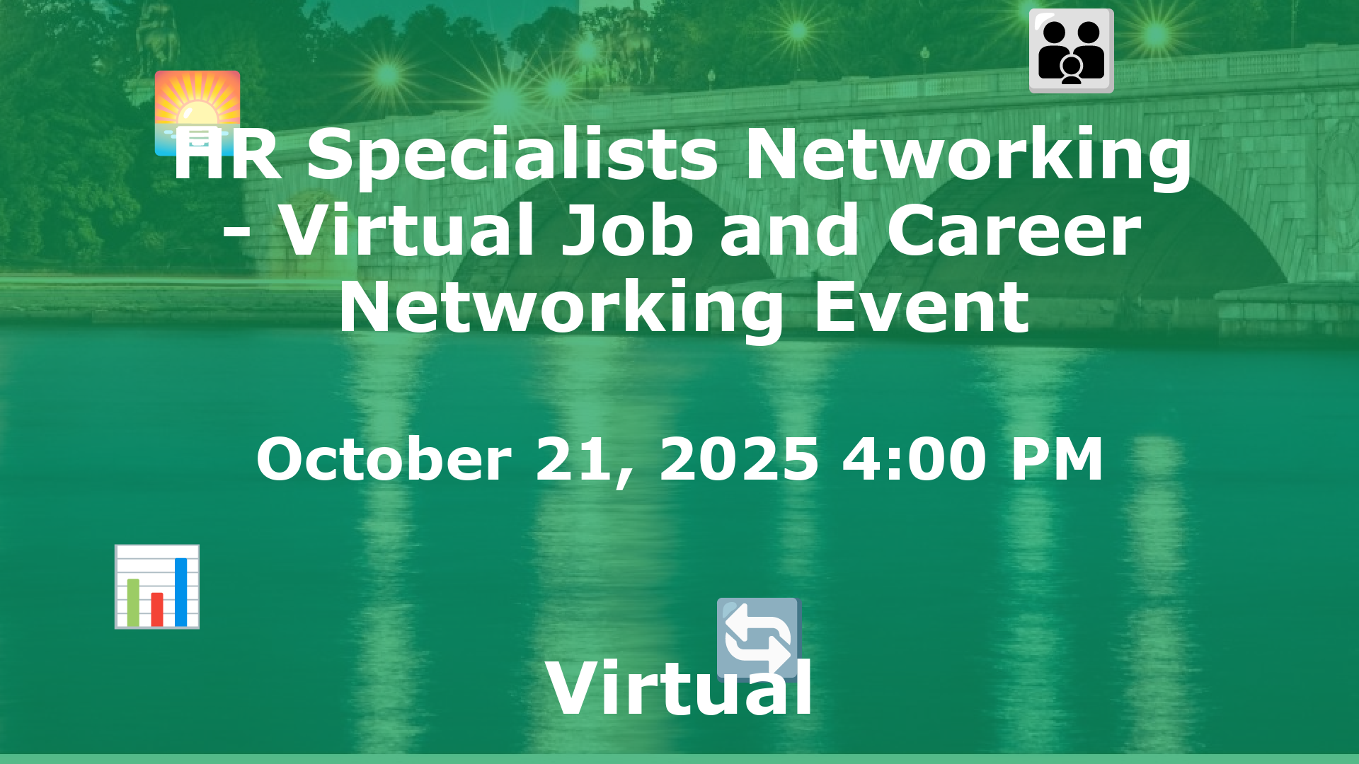 HR Specialists Networking - Virtual Job and Career Networking Event event image